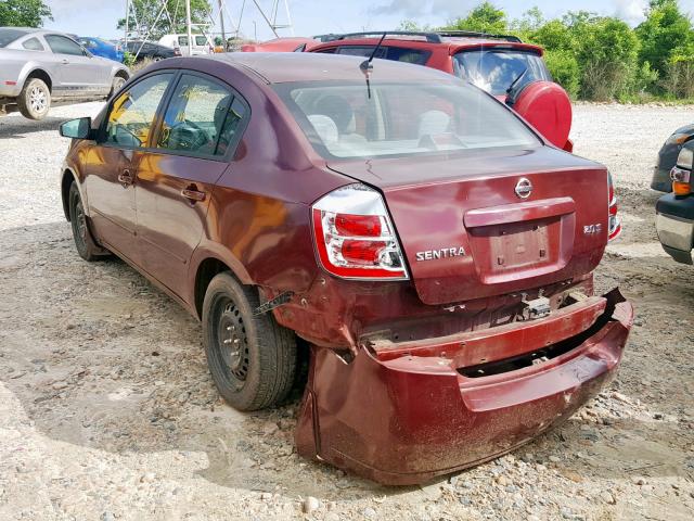 3N1AB61E37L671299 - 2007 NISSAN SENTRA 2.0 RED photo 3