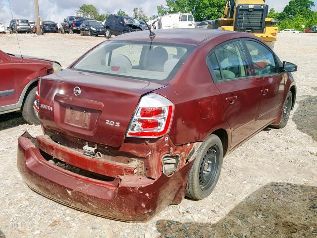 3N1AB61E37L671299 - 2007 NISSAN SENTRA 2.0 RED photo 4