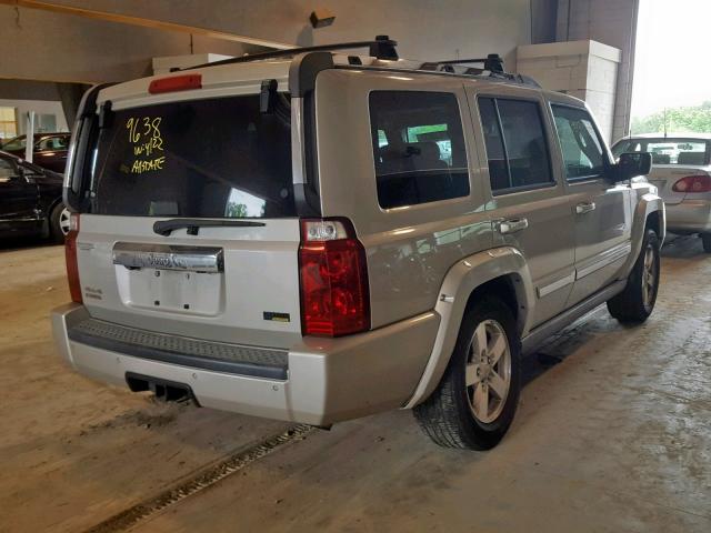 1J8HG58P27C529240 - 2007 JEEP COMMANDER 金色 照片 4