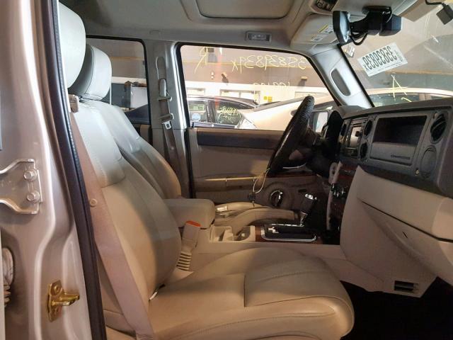 1J8HG58P27C529240 - 2007 JEEP COMMANDER 金色 照片 5