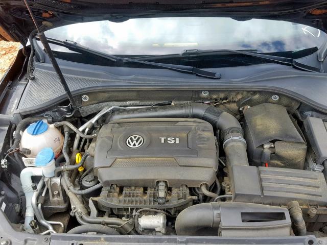 1VWBT7A35EC119165 - 2014 VOLKSWAGEN PASSAT SE BLACK photo 7