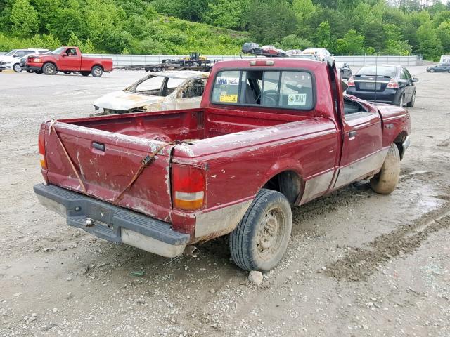 1FTCR10AXRUA91995 - 1994 FORD RANGER TWO TONE photo 4