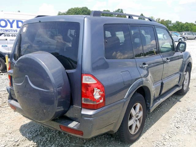 JA4MW51S65J002148 - 2005 MITSUBISHI MONTERO LI GRAY photo 4