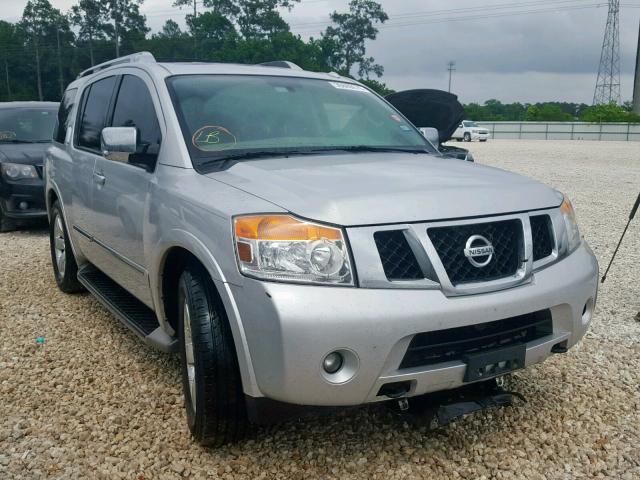 5N1BA0ND0EN607300 - 2014 NISSAN ARMADA SV SILVER photo 1