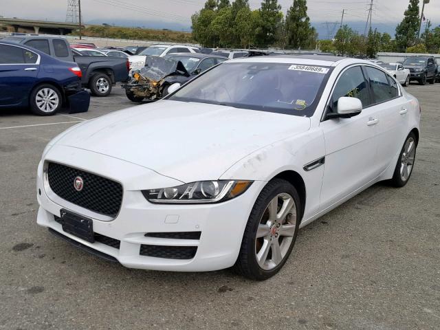 SAJAD4BG9HA971113 - 2017 JAGUAR XE PREMIUM WHITE photo 2