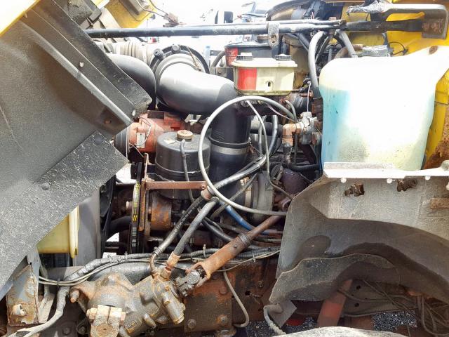 1FDPK74P4KVA00531 - 1989 FORD F700 F YELLOW photo 7