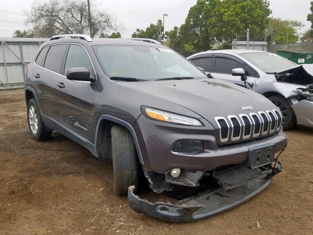 1C4PJLCB1GW323670 - 2016 JEEP CHEROKEE L CHARCOAL photo 1