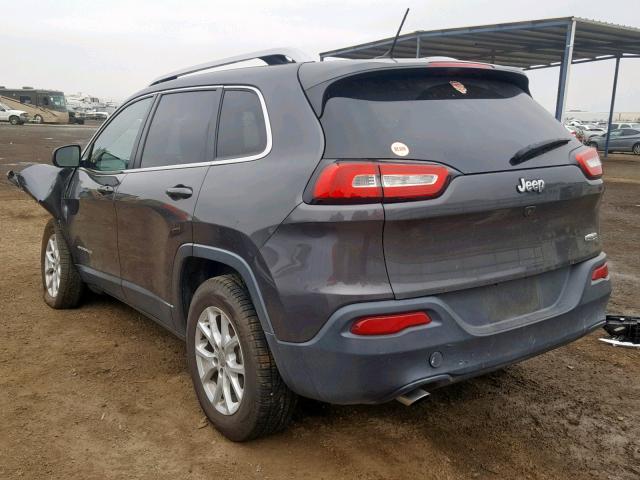 1C4PJLCB1GW323670 - 2016 JEEP CHEROKEE L CHARCOAL photo 3