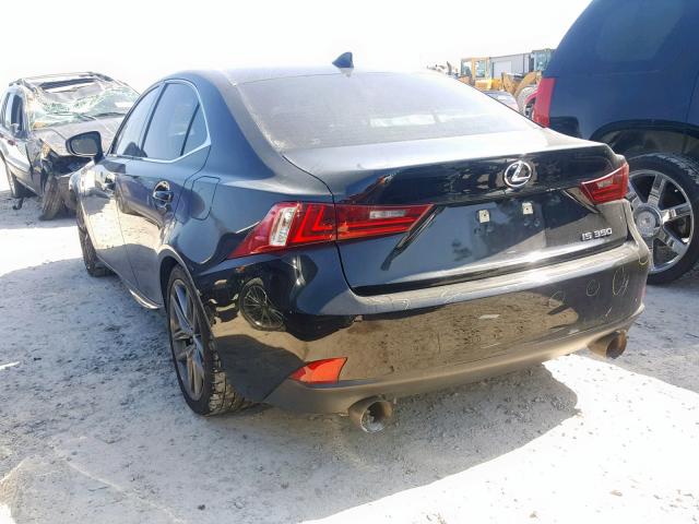 JTHBE1D27E5006298 - 2014 LEXUS IS 350 BLACK photo 3