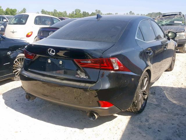 JTHBE1D27E5006298 - 2014 LEXUS IS 350 BLACK photo 4