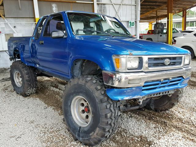 4TARN13PXRZ284443 - 1994 TOYOTA PICKUP 1/2 BLUE photo 1