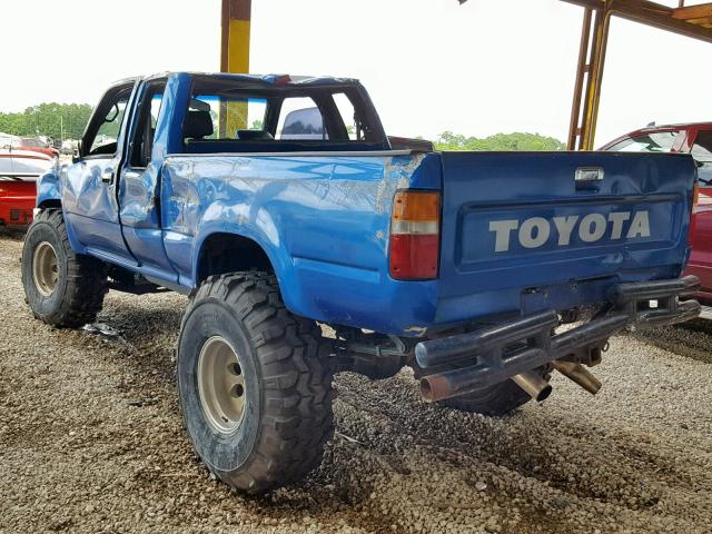 4TARN13PXRZ284443 - 1994 TOYOTA PICKUP 1/2 BLUE photo 3