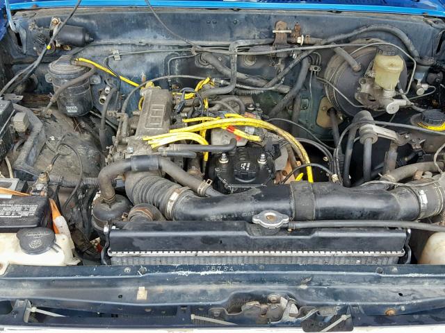 4TARN13PXRZ284443 - 1994 TOYOTA PICKUP 1/2 BLUE photo 7