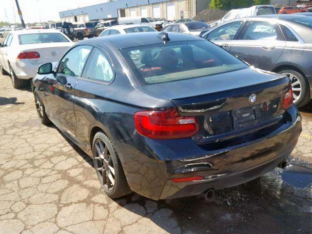 WBA1J7C55FV289130 - 2015 BMW M235I BLACK photo 3