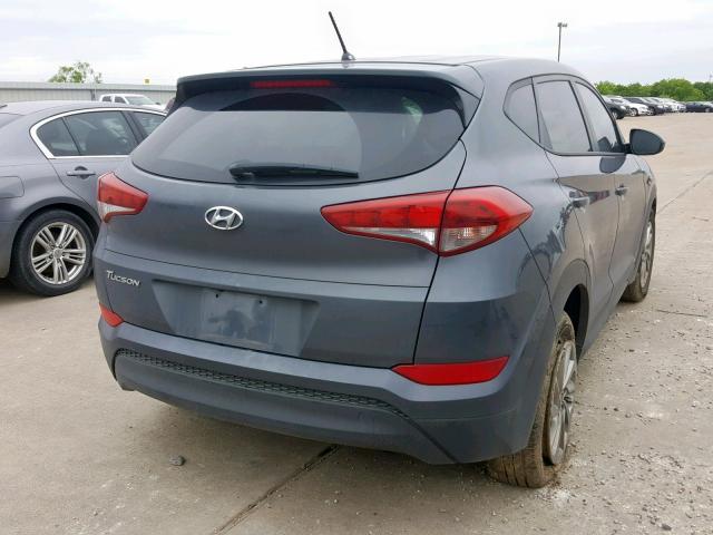 KM8J23A48JU660908 - 2018 HYUNDAI TUCSON SE GRAY photo 4