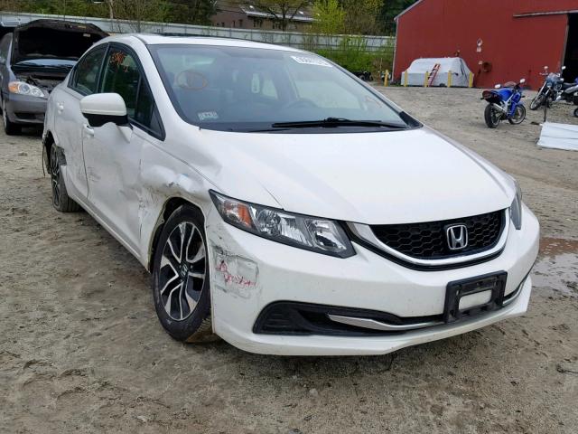 2HGFB2F83EH521179 - 2014 HONDA CIVIC EX WHITE photo 1