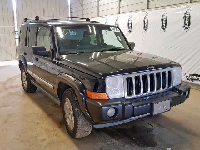 1J8HG58N26C189472 - 2006 JEEP COMMANDER BLACK photo 1