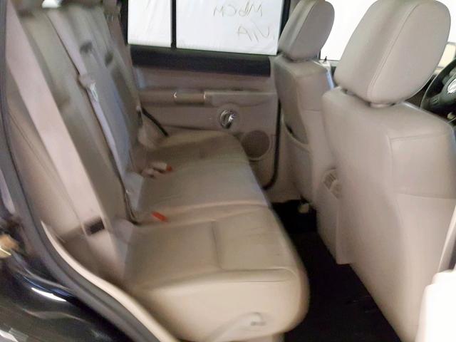 1J8HG58N26C189472 - 2006 JEEP COMMANDER BLACK photo 6