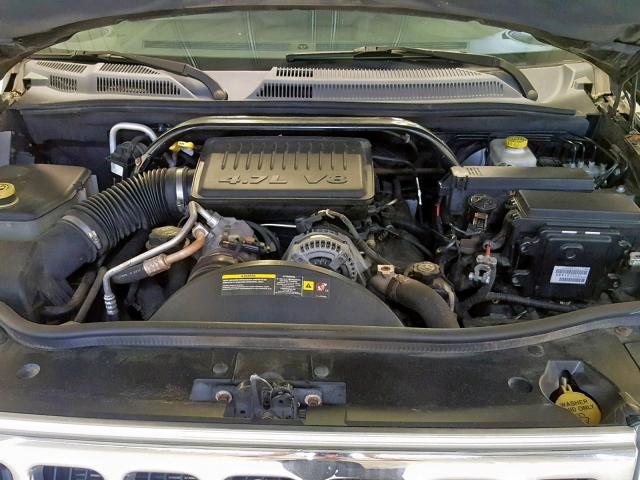 1J8HG58N26C189472 - 2006 JEEP COMMANDER BLACK photo 7