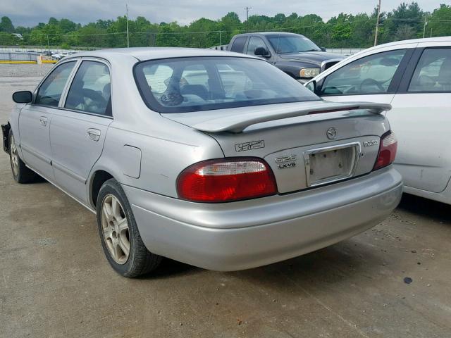 1YVGF22D9Y5133163 - 2000 MAZDA 626 ES SILVER photo 3