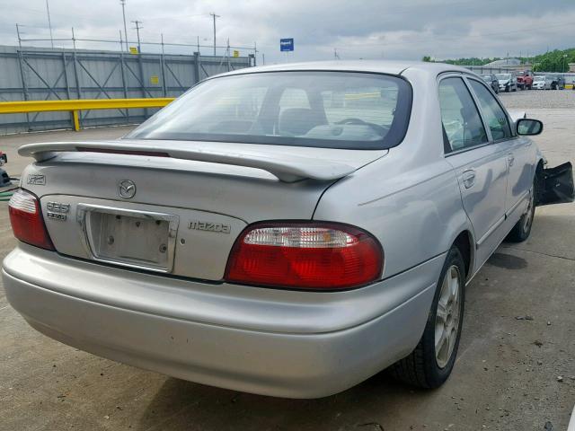 1YVGF22D9Y5133163 - 2000 MAZDA 626 ES SILVER photo 4