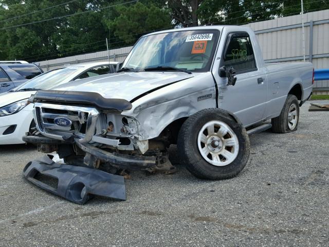 1FTKR1AD2APA61431 - 2010 FORD RANGER SILVER photo 2