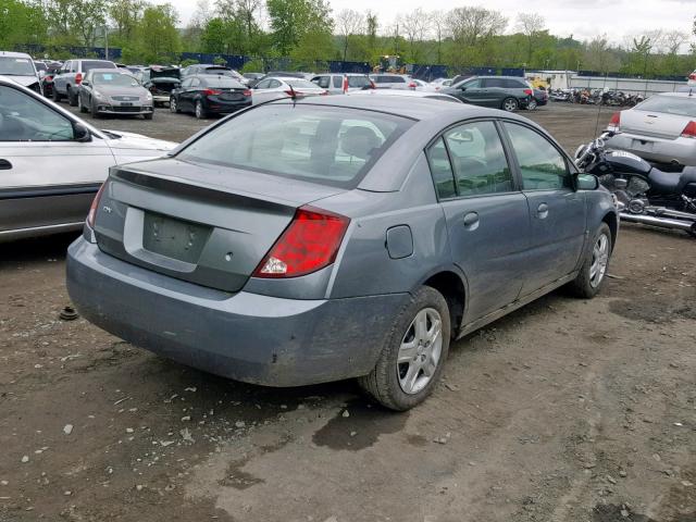 1G8AJ55F47Z150754 - 2007 SATURN ION LEVEL GRAY photo 4