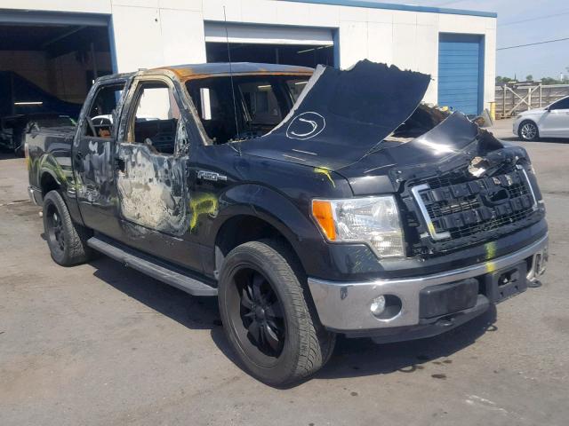 1FTFW1EF4EFB18519 - 2014 FORD F150 SUPER BLACK photo 1