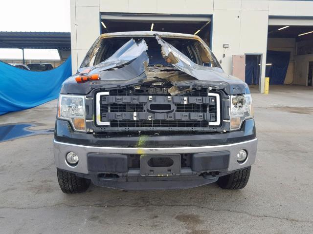 1FTFW1EF4EFB18519 - 2014 FORD F150 SUPER BLACK photo 10