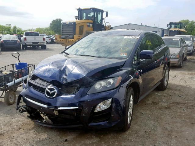 JM3ER2BM4C0410903 - 2012 MAZDA CX-7 BLUE photo 2