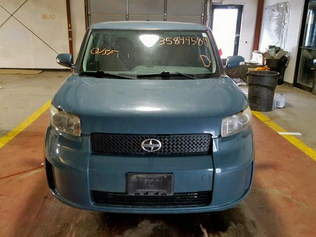 JTLKE50E581015204 - 2008 TOYOTA SCION BLUE photo 9