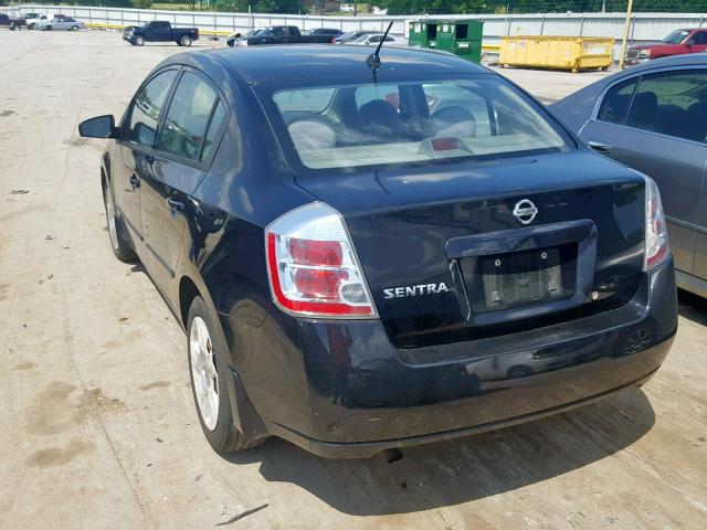 3N1AB61E38L741126 - 2008 NISSAN SENTRA 2.0 BLACK photo 3