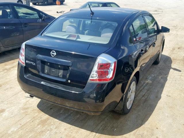 3N1AB61E38L741126 - 2008 NISSAN SENTRA 2.0 BLACK photo 4