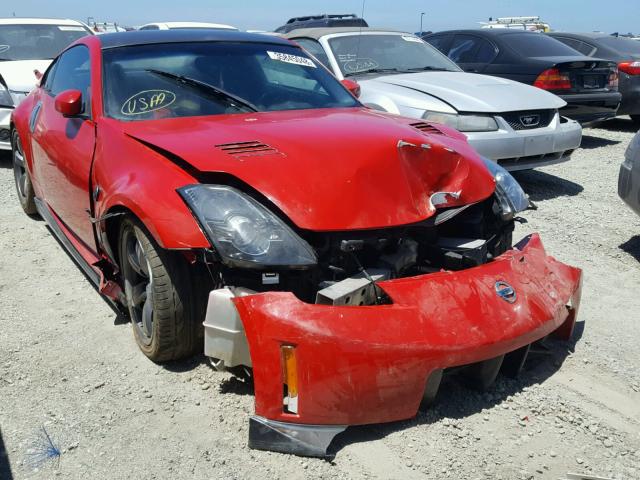 JN1BZ34E28M752313 - 2008 NISSAN 350Z COUPE RED photo 1