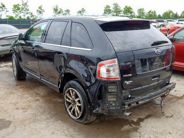 2FMDK4KC9ABB50775 - 2010 FORD EDGE LIMIT BLACK photo 3