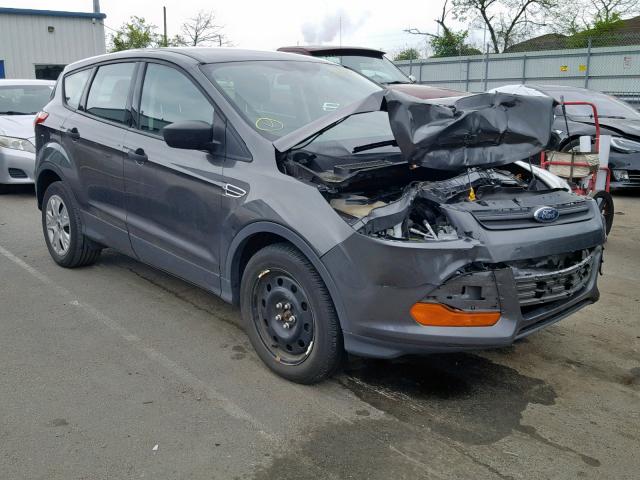 1FMCU0F72FUA56007 - 2015 FORD ESCAPE S GRAY photo 1