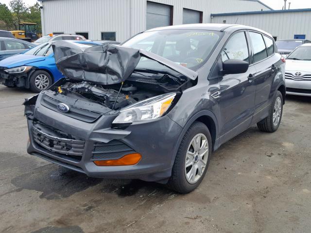 1FMCU0F72FUA56007 - 2015 FORD ESCAPE S GRAY photo 2