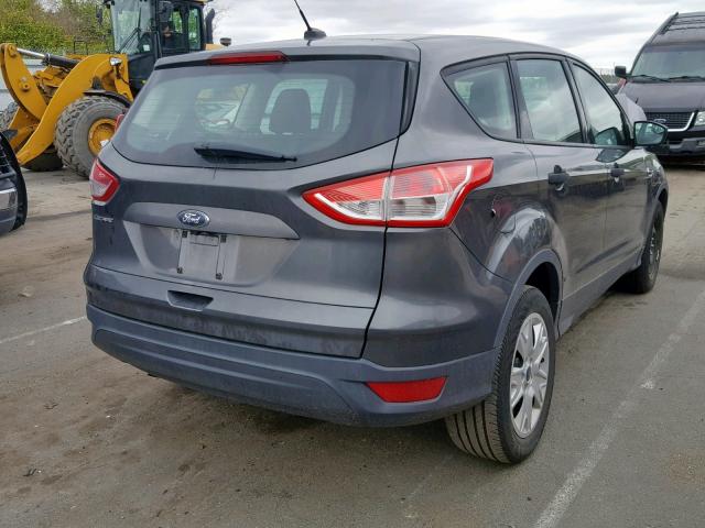 1FMCU0F72FUA56007 - 2015 FORD ESCAPE S GRAY photo 4