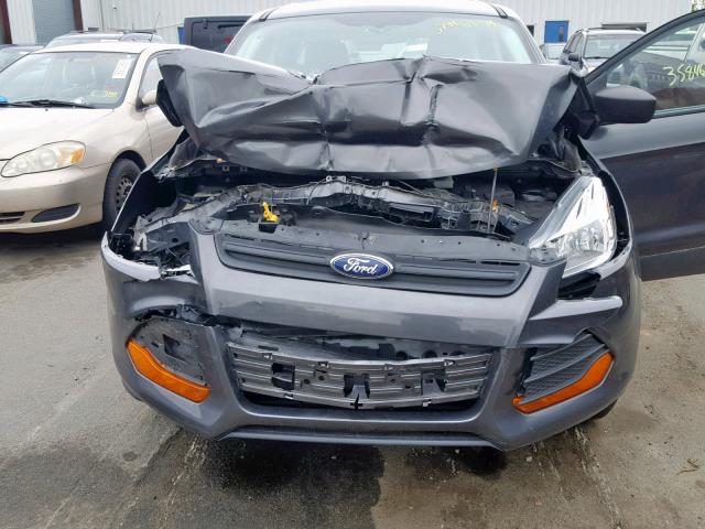 1FMCU0F72FUA56007 - 2015 FORD ESCAPE S GRAY photo 7