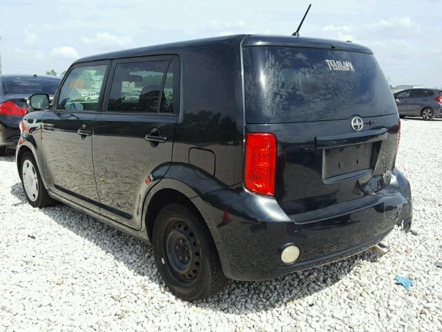 JTLKE50E891071509 - 2009 TOYOTA SCION XB შავი ფოტო 3
