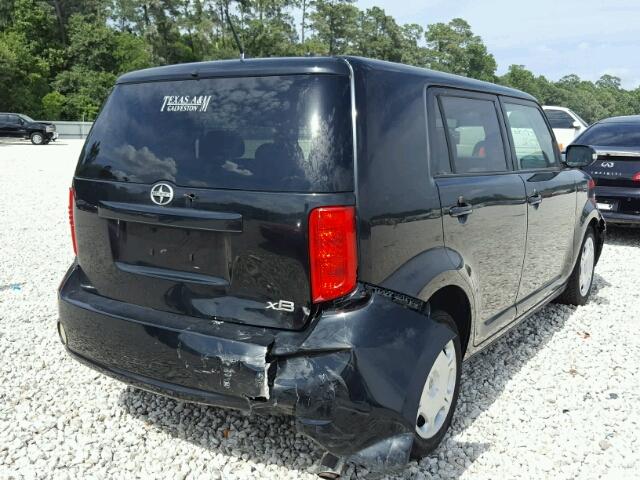 JTLKE50E891071509 - 2009 TOYOTA SCION XB შავი ფოტო 4
