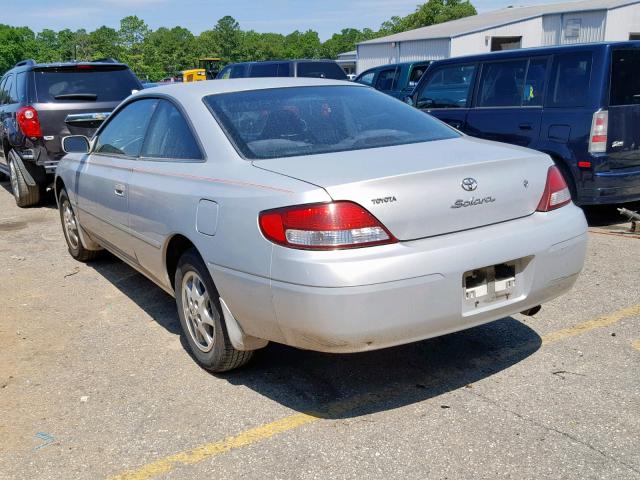 2T1CG22P21C485120 - 2001 TOYOTA SOLARA SILVER photo 3