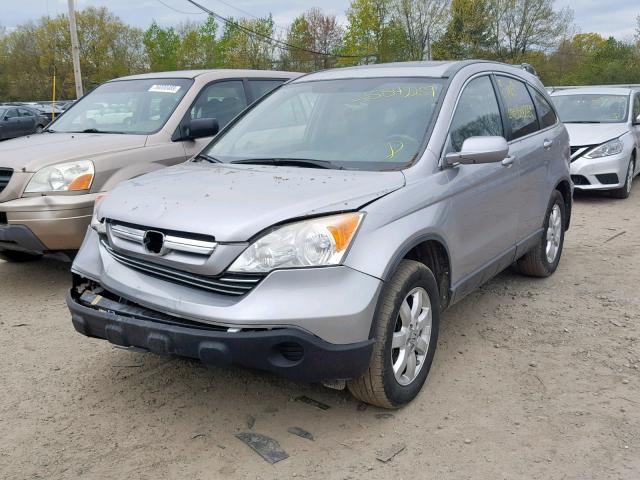 JHLRE48748C047658 - 2008 HONDA CR-V EXL SILVER photo 2