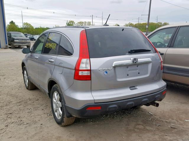 JHLRE48748C047658 - 2008 HONDA CR-V EXL SILVER photo 3