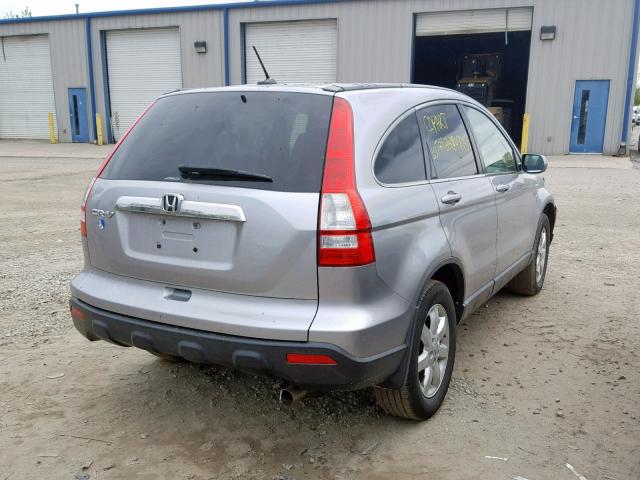 JHLRE48748C047658 - 2008 HONDA CR-V EXL SILVER photo 4