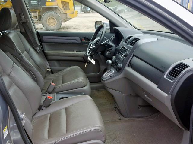 JHLRE48748C047658 - 2008 HONDA CR-V EXL SILVER photo 5