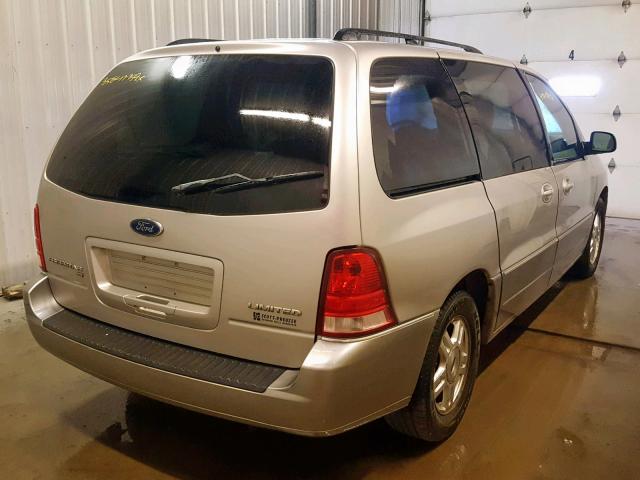 2FMZA58265BA91008 - 2005 FORD FREESTAR L SILVER photo 4