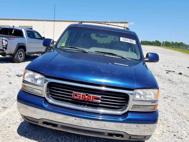 3GKEC16Z82G184485 - 2002 GMC YUKON XL C BLUE photo 9