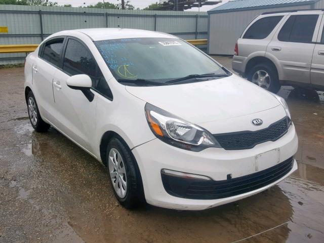 KNADM4A38H6044355 - 2017 KIA RIO LX WHITE photo 1