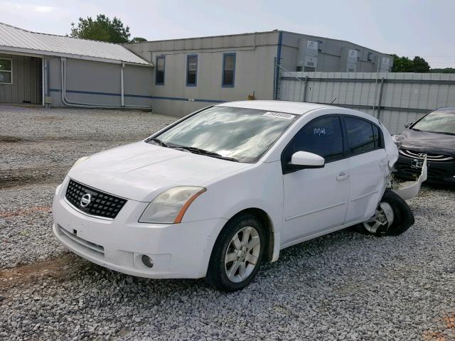 3N1AB61E58L631257 - 2008 NISSAN SENTRA 2.0 WHITE photo 2